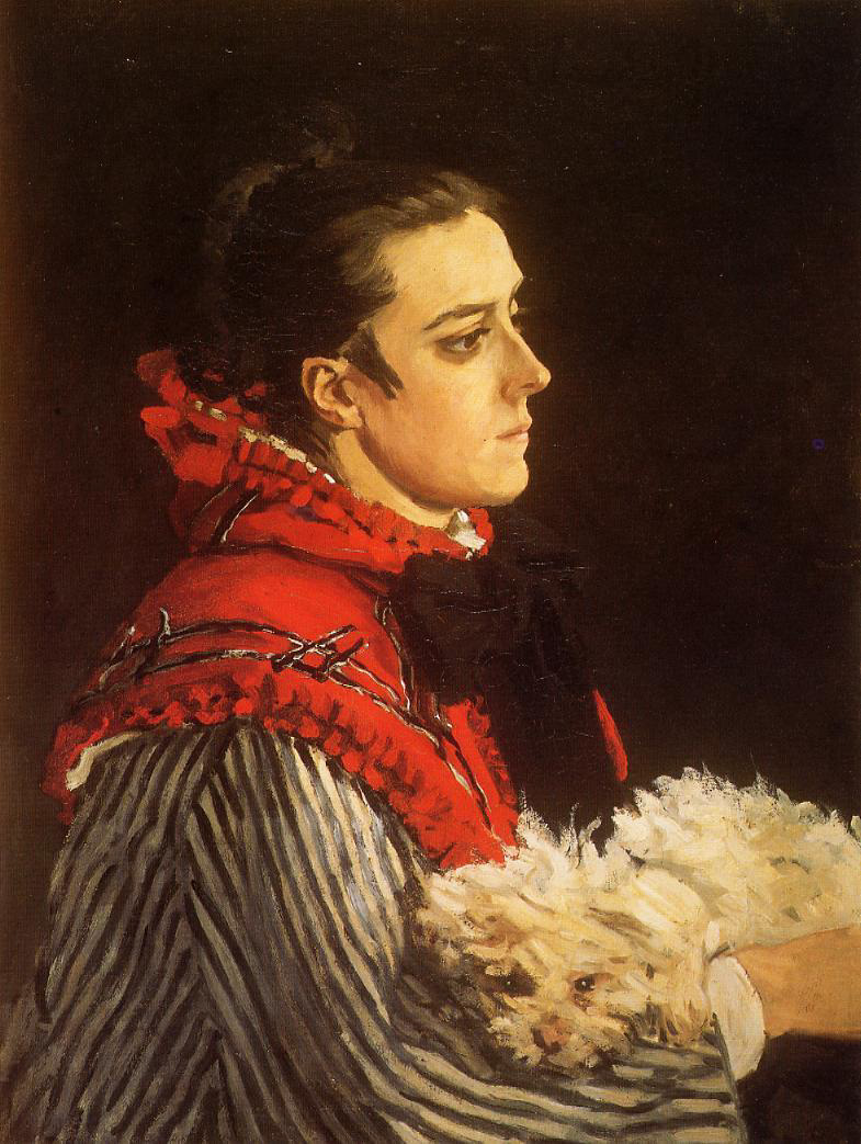 Camille with a Small Dog 1866